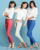 Thumbnail for your product : Christopher Blue Lotus Piped Gabardine Isabel Ankle Pants