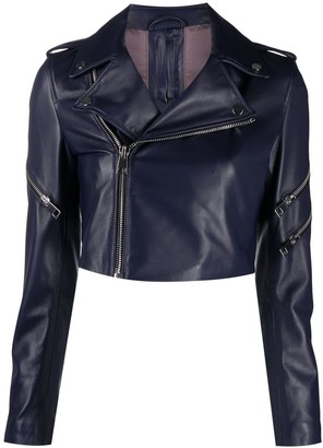 Purple Leather Jacket | Shop the world’s largest collection of fashion ...