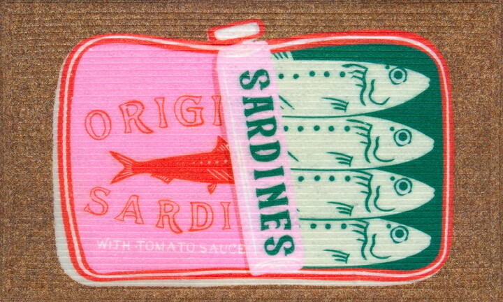 Apache Mills Naturelles Sardines Faux Coir Indoor Outdoor Doormat, 18x30