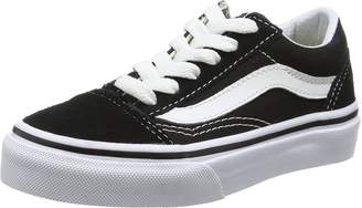 Vans Old Skool Black/True White Skate Shoe 12 Kids US