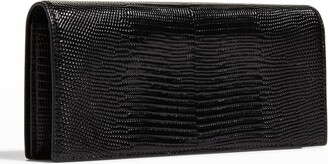 Alexis Bittar Twisted Gold Side Handle Clutch Purse