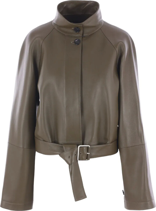 Loewe Belted Leather Jacket