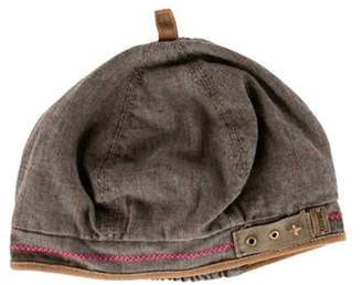 Catimini Girls' Plaid Hat brown Girls' Plaid Hat