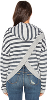 Thumbnail for your product : Sundry Terry Cross Back Hoodie
