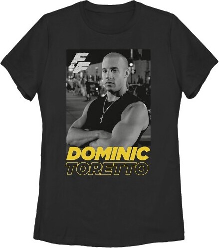 Universal Women'sFast&FuriousDomattheRacesT-Shirt-Black-Small