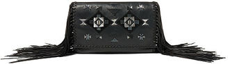 Polo Ralph Lauren Fringed Leather Clutch