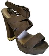 Thumbnail for your product : Qupid Beat tie up high sandal