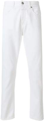 Closed slim-fit trousers