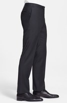Thumbnail for your product : Canali Flat Front Tropical Wool Trousers