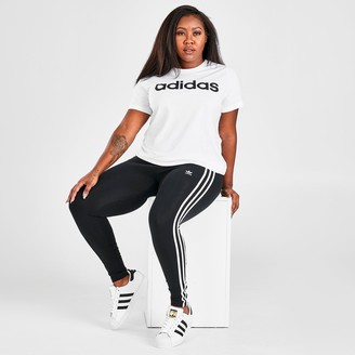 adidas Women's 3-Stripes Leggings (Plus Size) - ShopStyle