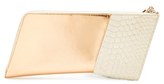 Thumbnail for your product : Narciso Rodriguez Leather & Genuine Snakeskin Clutch
