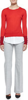 Thumbnail for your product : Altuzarra Slim Lightweight Wool Pants, Gray
