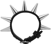 Thumbnail for your product : Gucci Black Leather Stud Bracelet