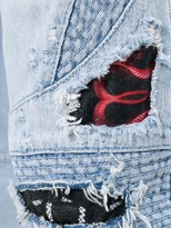 Thumbnail for your product : Marcelo Burlon County of Milan Snakes biker jeans