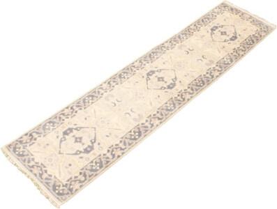 Isabelline One-of-a-Kind Brookelle Hand-Knotted New Age Ushak Beige/Gray 2'7\