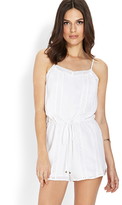 Thumbnail for your product : Forever 21 Lace Trimmed Cami Romper