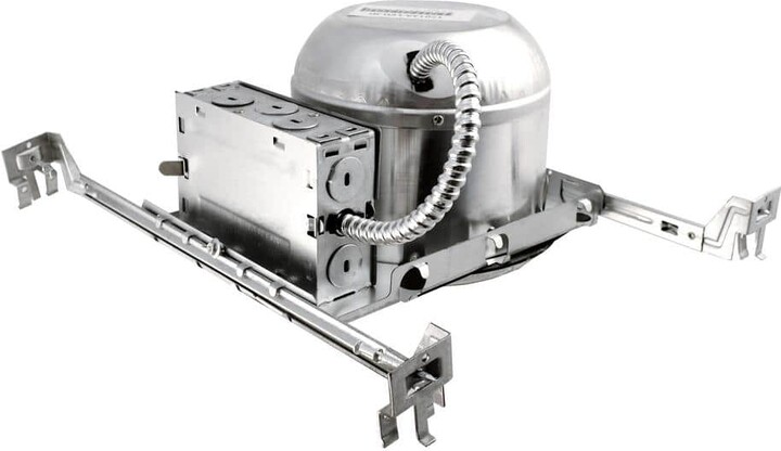 NICOR 6 in. IC-Rated Airtight Shallow New Construction Recessed Housing