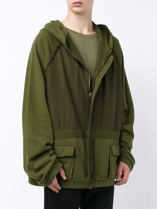 Haider Ackermann oversized zipped hoodie