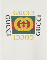 Thumbnail for your product : Gucci Vintage logo cotton sweatshirt 3-36 months