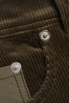 Thumbnail for your product : Ganni Cotton-blend Corduroy Straight-leg Pants