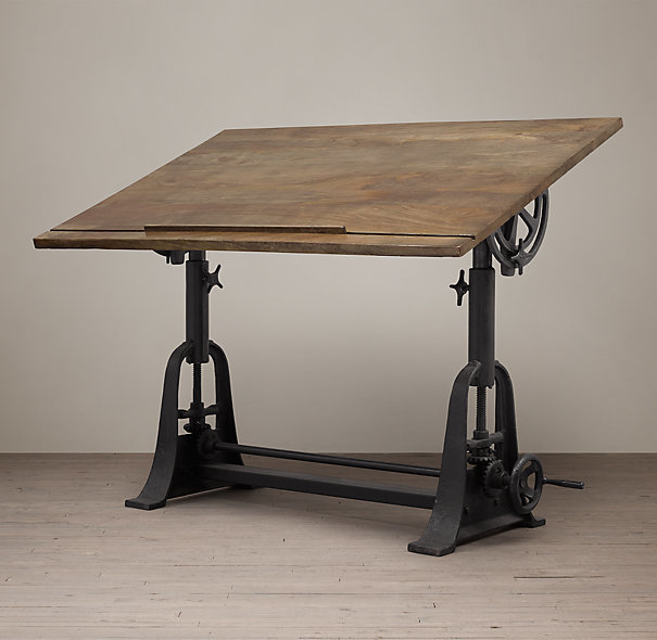 Restoration Hardware 1910 American Trestle Drafting Table ShopStyle