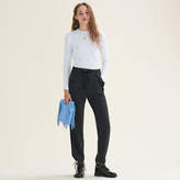 Thumbnail for your product : Maje Straight-cut jogging-style trousers
