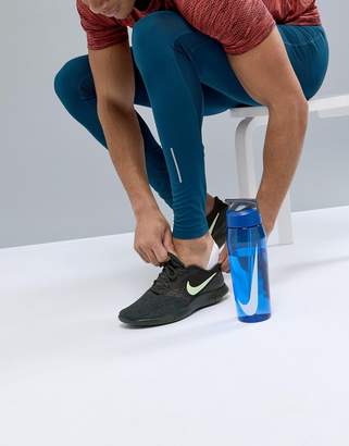 Nike Training Hydrocharge Straw Water Bottle 910ml In Blue N.OB.E2.445.32