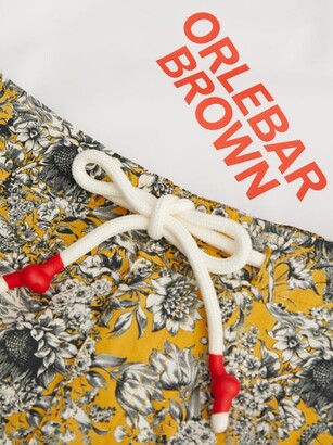 Orlebar Brown Standard Full Bloom-print Swim Shorts - Yellow Multi