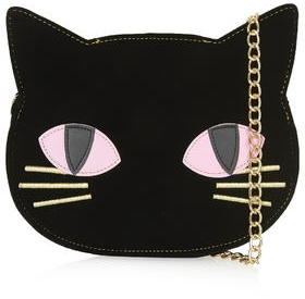 Topshop Womens **Cat Cross Body Bag by Skinnydip - Black