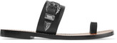 Thumbnail for your product : Sandro Buckled Leather Sandals