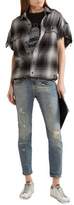 Thumbnail for your product : R 13 Boy Distressed Mid-Rise Skinny Jeans