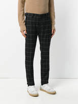 Thumbnail for your product : Dondup checked straight-leg trousers