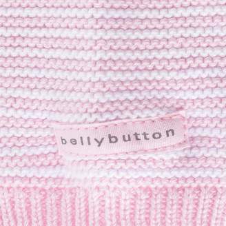 Bellybutton Belly ButtonGirls Pink Striped Cotton Knit Coverall