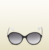 Thumbnail for your product : Gucci Kid's Round Plastic Frame Sunglasses