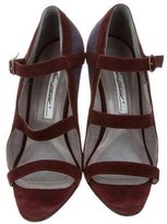 Thumbnail for your product : Brian Atwood Two-Tone Multistrap Sandals