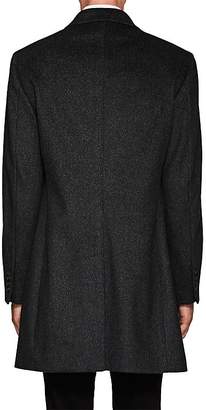 Barneys New York Men's Odessa Striped Wool-Cashmere Felt Overcoat