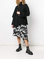 Thumbnail for your product : Juun.J oversized asymmetric knit top