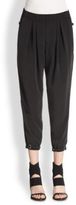 Thumbnail for your product : Helmut Lang Pleated Cropped Pants