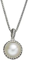 Thumbnail for your product : David Yurman Cable Pearl Pendant on Chain
