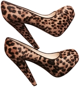 Thumbnail for your product : Brian Atwood Leopard print Pony-style calfskin Heels