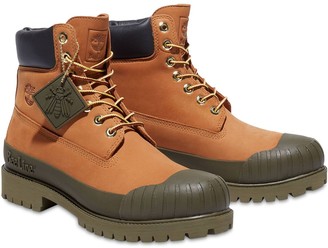 Bee Line X Timberland Leather Boots W/ Rubber Toe