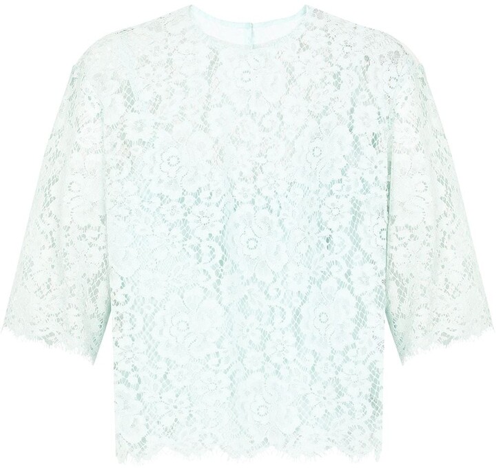 Embroidered Sheer Blouse | Shop the world's largest collection of 