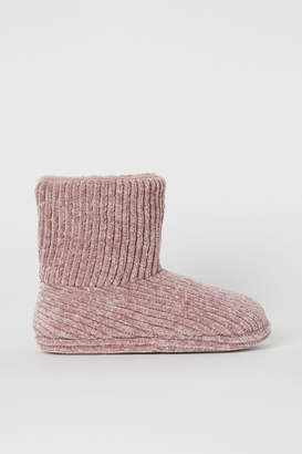 H&M Chenille Slippers