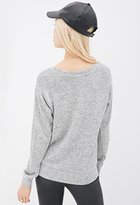Thumbnail for your product : Forever 21 Mickey Mouse Marled Sweater