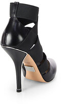 Thumbnail for your product : Michael Kors Alexa Leather & Elastic Ankle-Strap Pumps