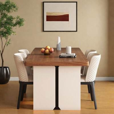 BILBRA Modern minimalist dining table set for home use