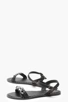Thumbnail for your product : boohoo Chain Detail Sandals