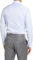 Thumbnail for your product : David Donahue Slim Fit Micro Floral Print Dress Shirt
