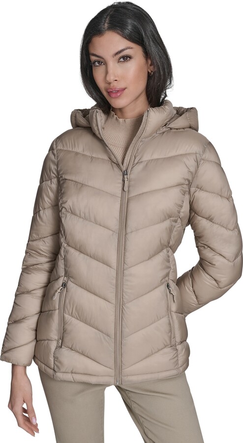 Charter Club Women's Packable Hooded Puffer Coat, Created for Macy's