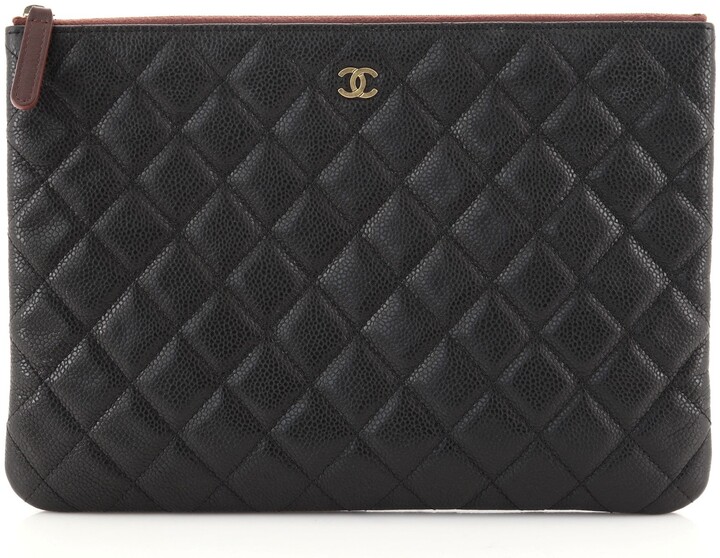 Chanel Filigree Round Coin Purse Quilted Caviar - ShopStyle